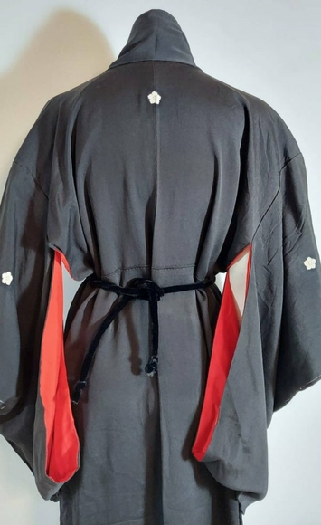 SOLD🦋 Vintag silk rayon Kimono Japanese robe - Picture 7 of 12